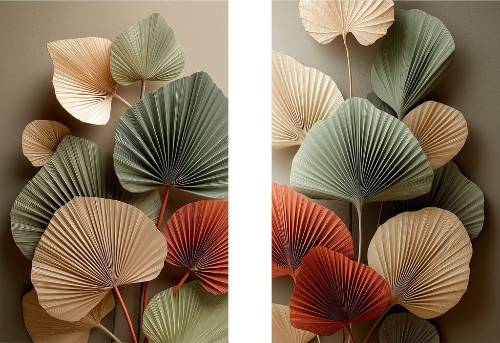 Elegant foliage in soft hues Elegant foliage in soft hues