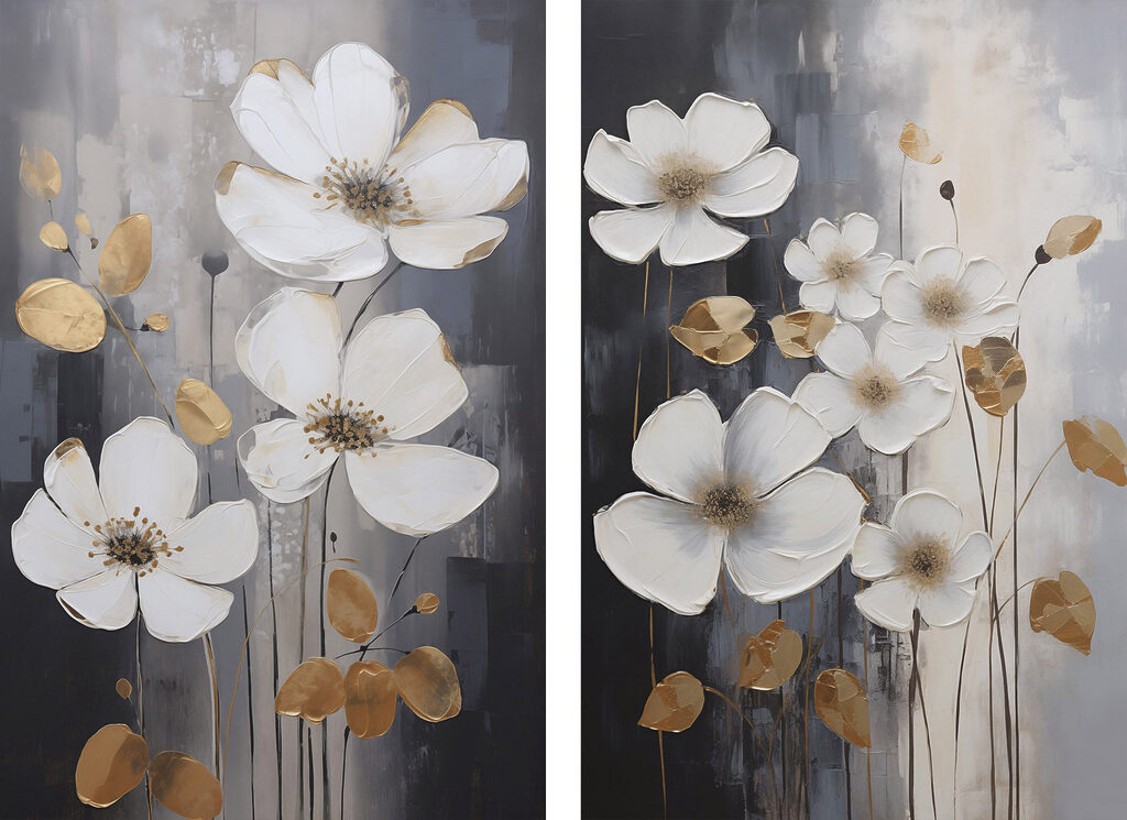 Elegant flowers in harmonious tones Elegant flowers in harmonious tones