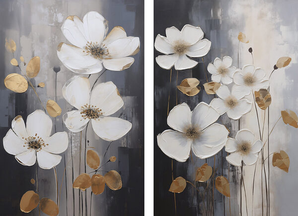 Elegant flowers in harmonious tones Elegant flowers in harmonious tones