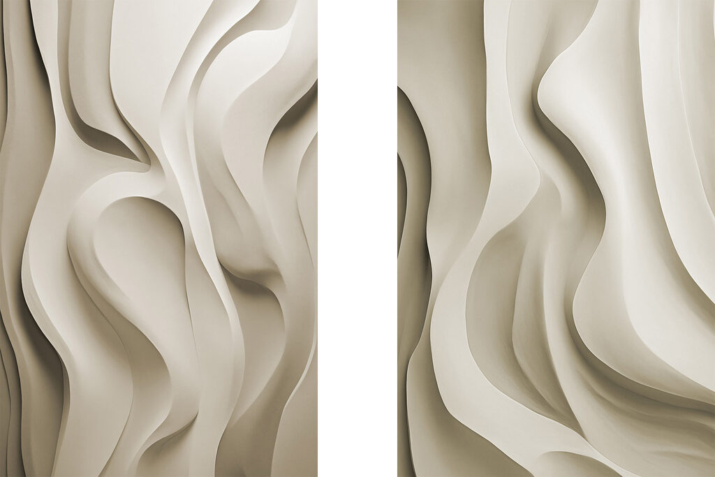 Flowing lines in neutral tones Flowing lines in neutral tones
