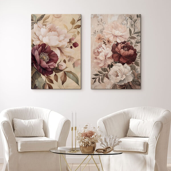 Delicate blooms in soft colors Delicate blooms in soft colors