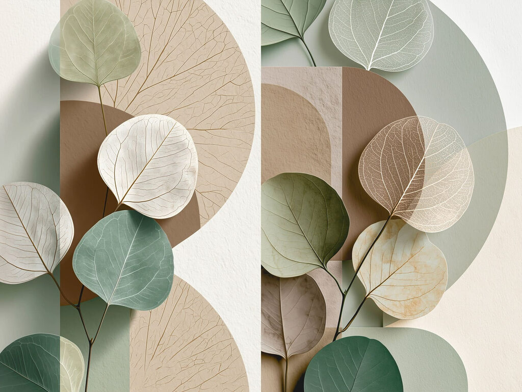 Collage of leaves Collage of leaves