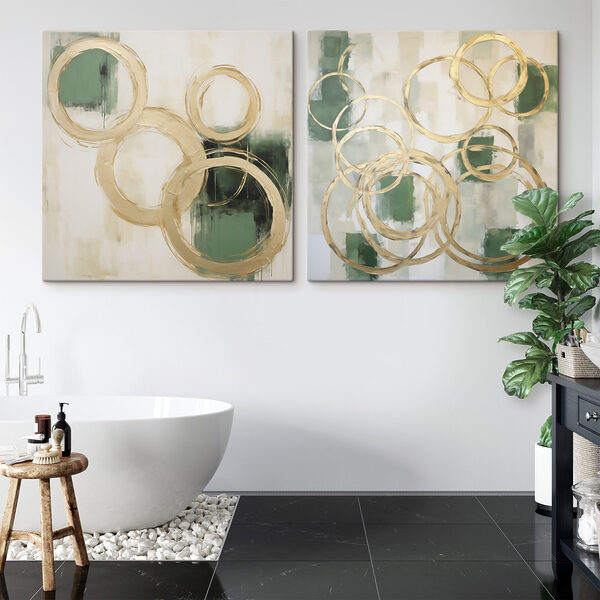 Painting of circles and circles Painting of circles and circles