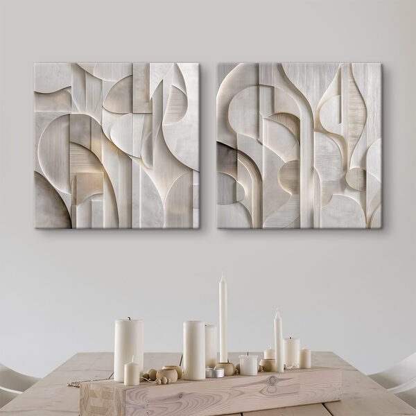 Abstract curves in soft neutral tones Abstract curves in soft neutral tones