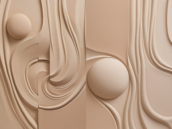 Fluid forms and soft curves unite Fluid forms and soft curves unite