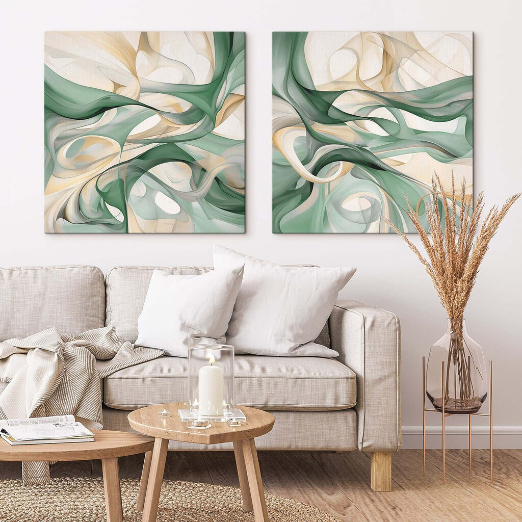 Flowing Shapes in Soft Colors Flowing Shapes in Soft Colors