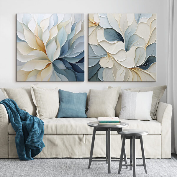 Flowing designs in soft colors Flowing designs in soft colors