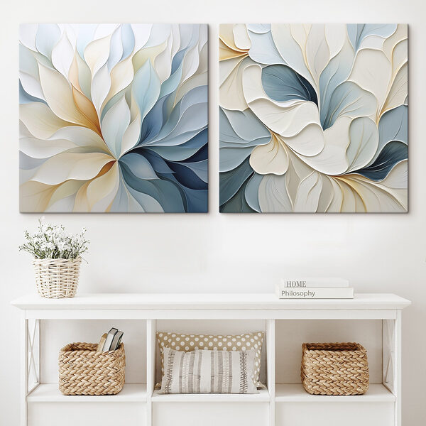 Flowing designs in soft colors Flowing designs in soft colors