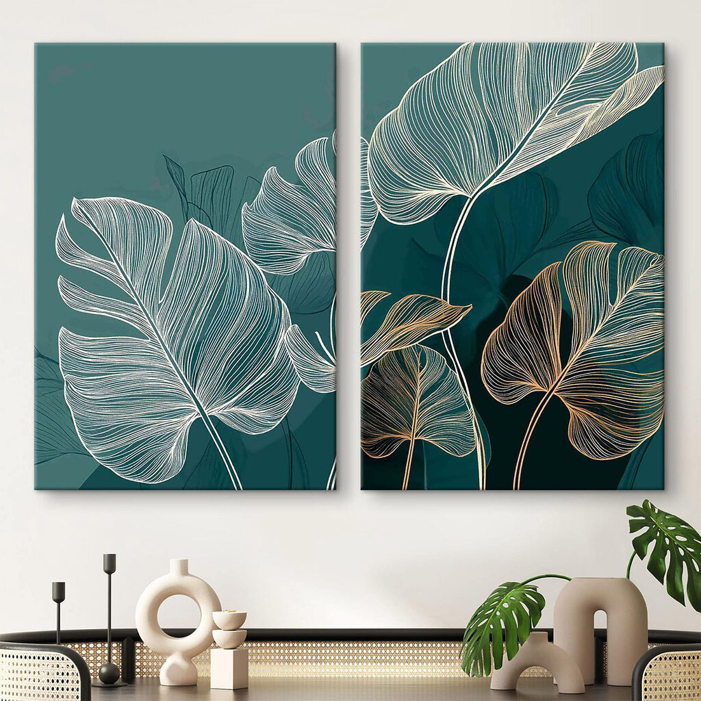 Delicate leaves in soft colors Delicate leaves in soft colors