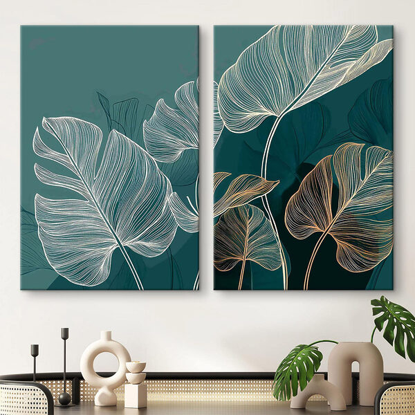 Delicate leaves in soft colors Delicate leaves in soft colors