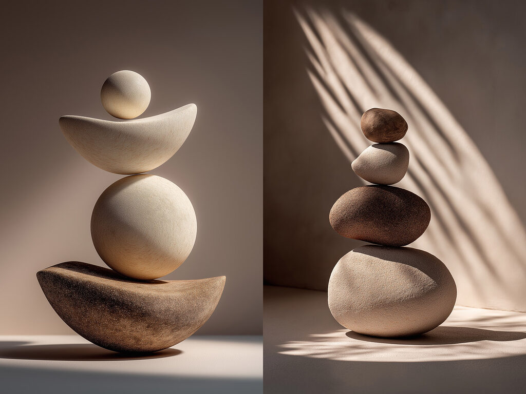 Group of rocks stacked on each other Group of rocks stacked on each other