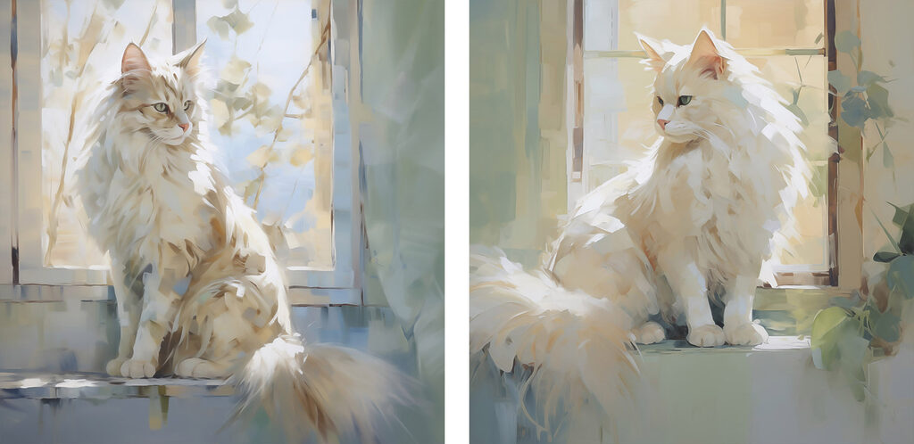 Cat sitting on a window sill Cat sitting on a window sill