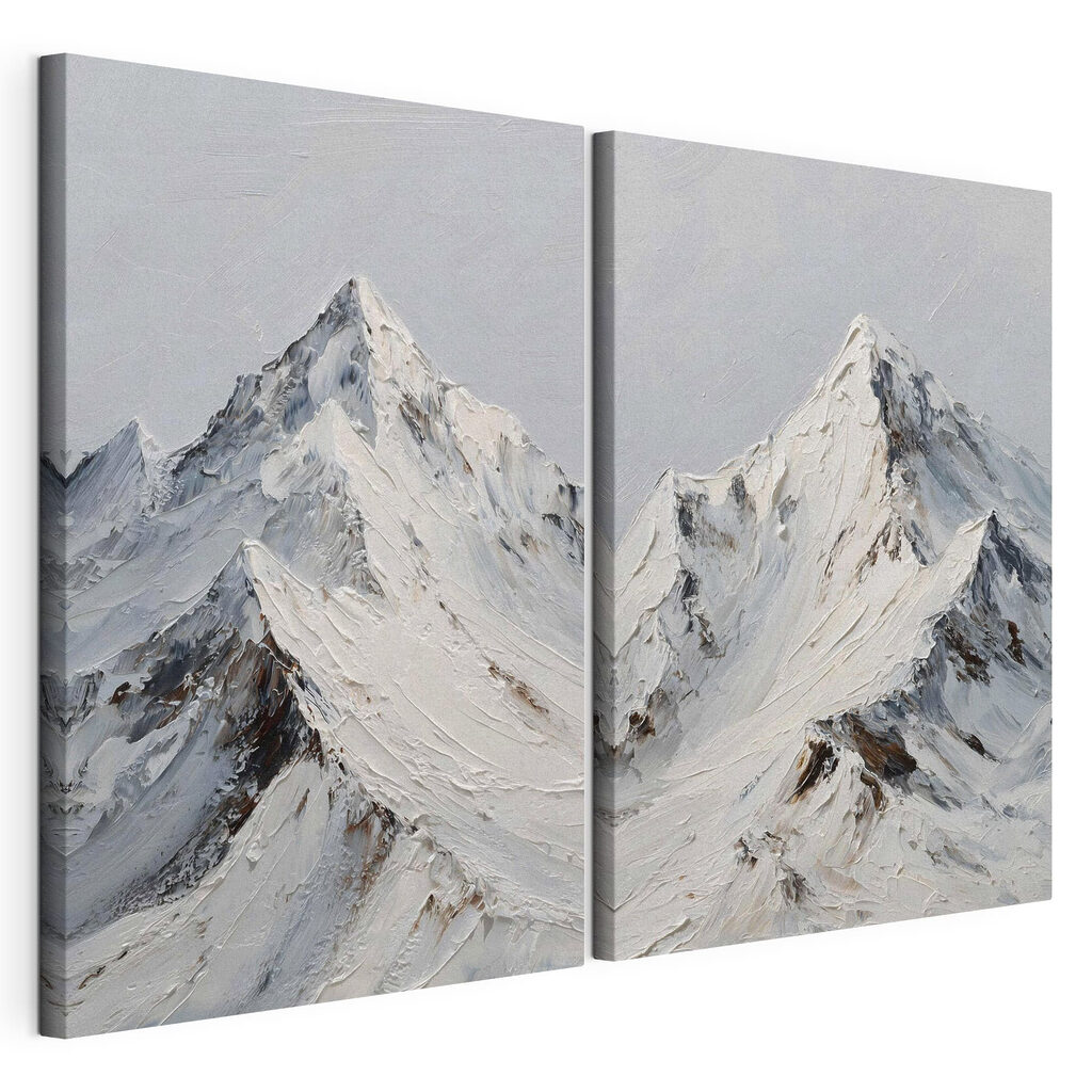 Mountain with snow on it Mountain with snow on it