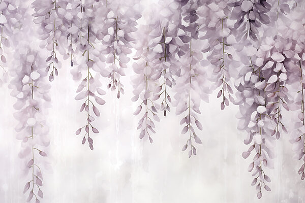 Delicate blooms in soft pastel hues