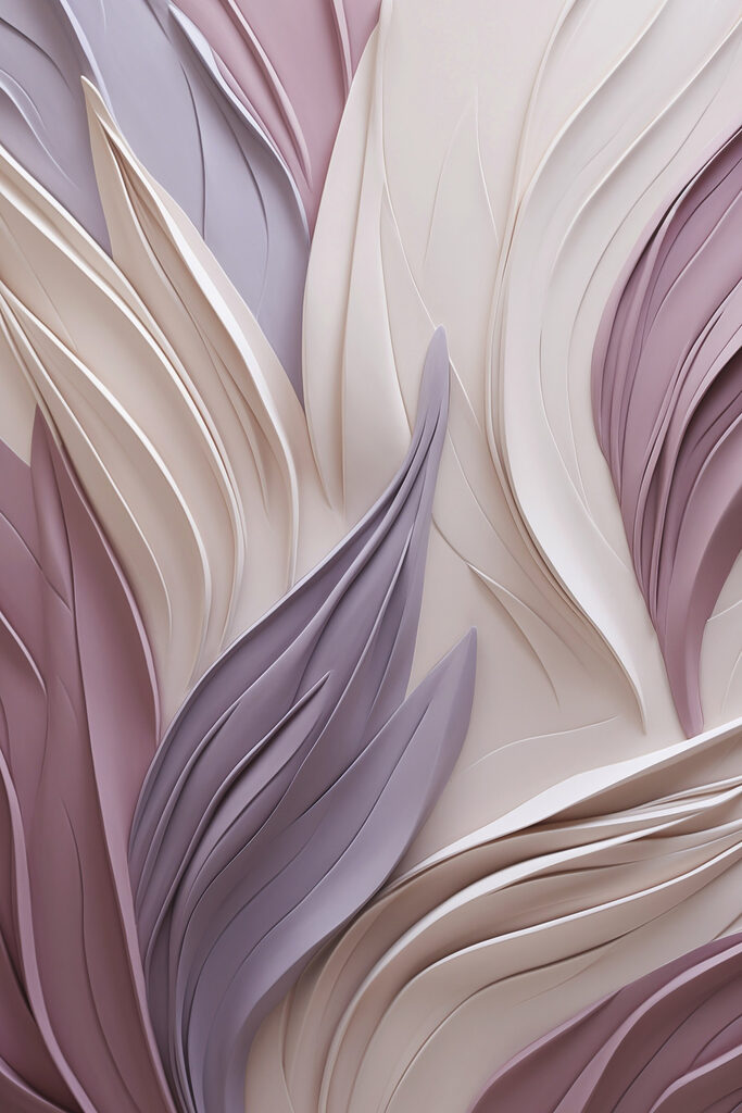 Flowing curves in soft colors Flowing curves in soft colors