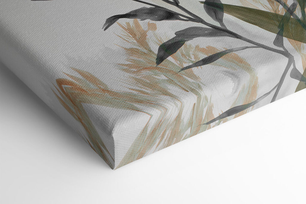 Painting of leaves and plants