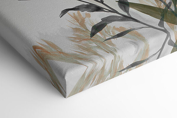 Painting of leaves and plants