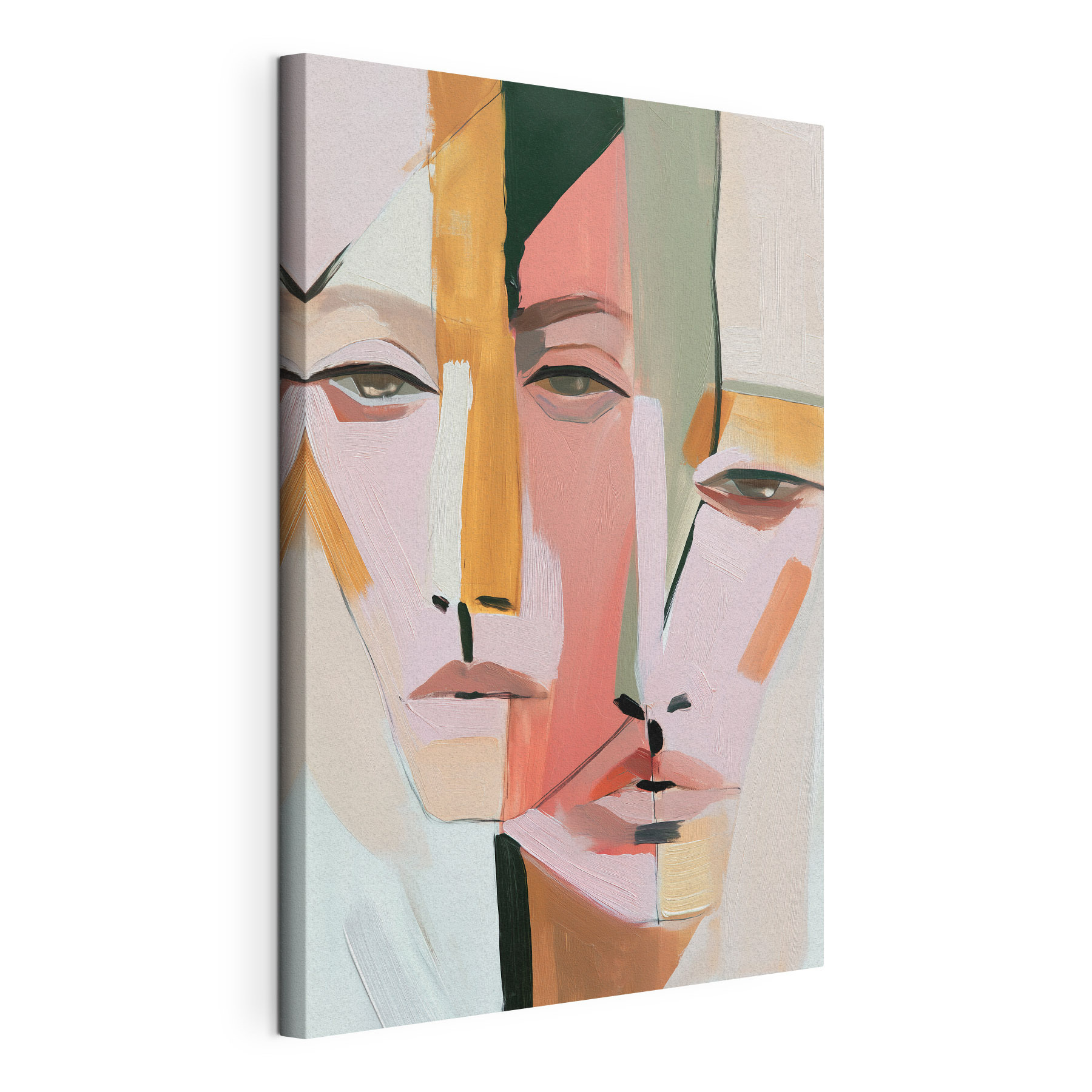 Painting of a couple of people