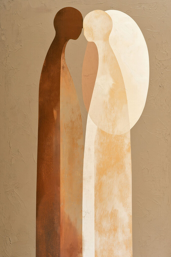 Painting of a couple of shapes