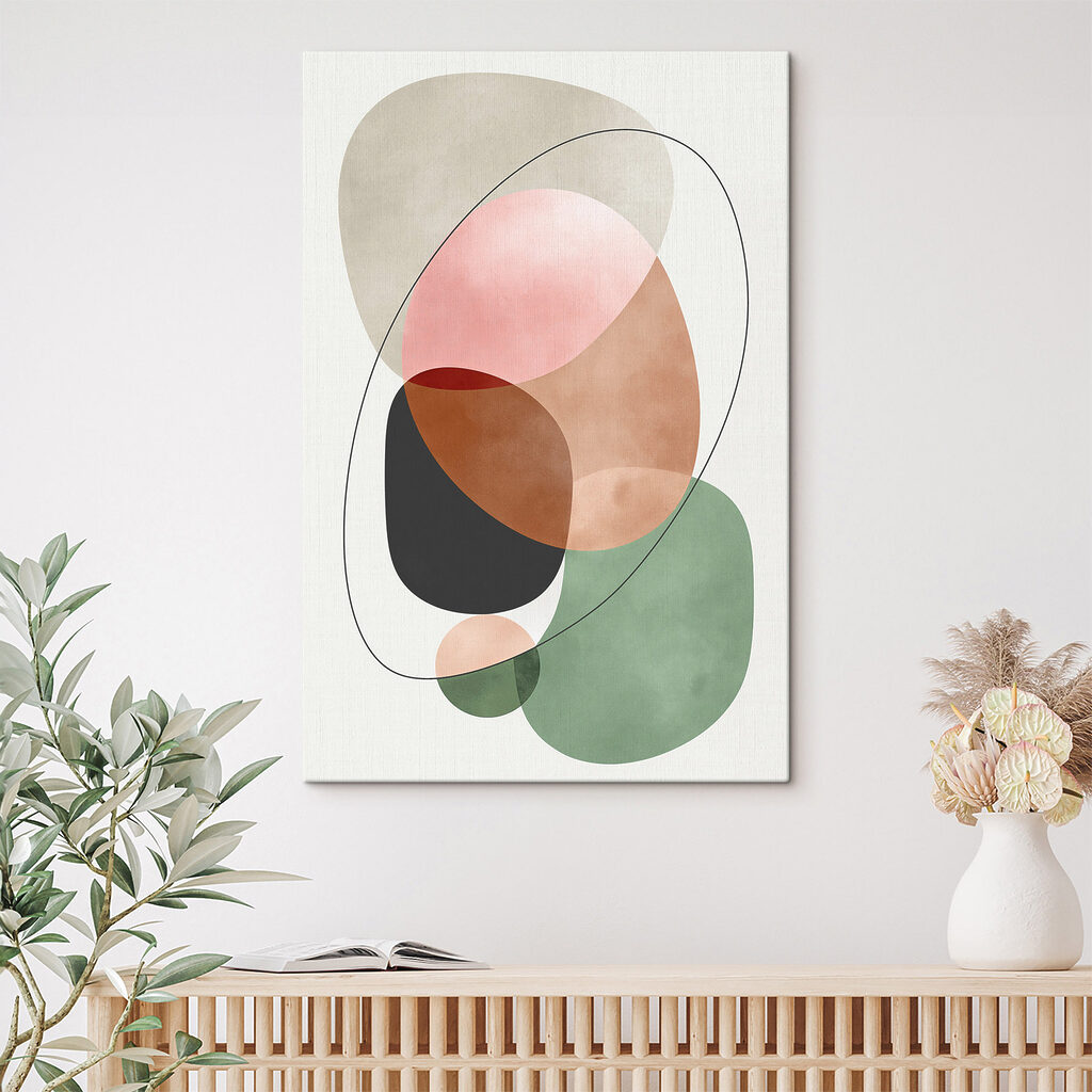Colorful circles and lines Colorful circles and lines