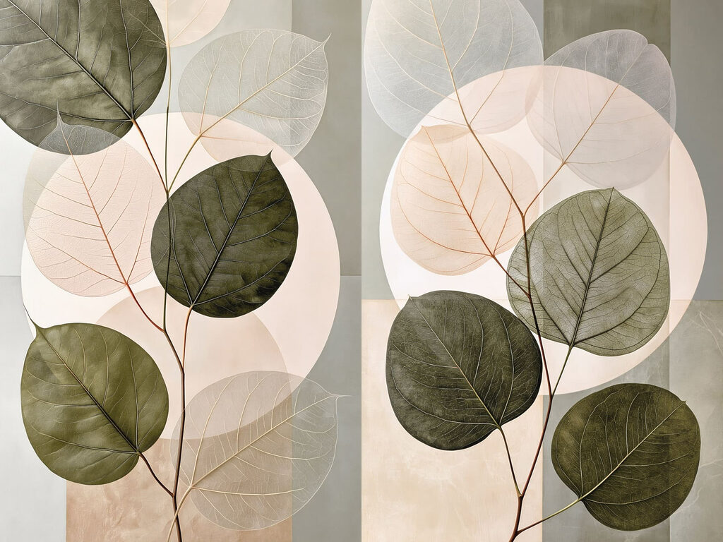 Gentle tones of natural greenery