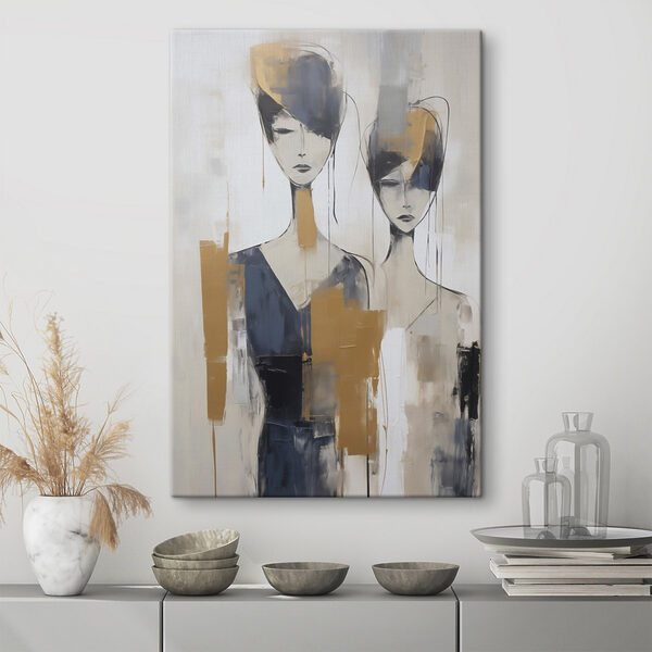 Painting of women with different colors