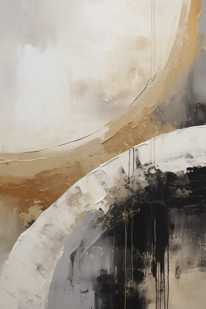 Abstract forms in muted tones