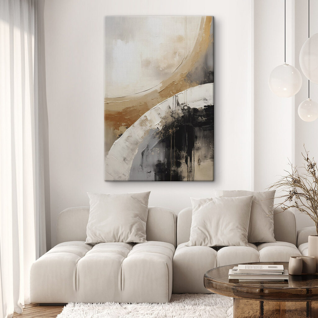 Abstract forms in muted tones