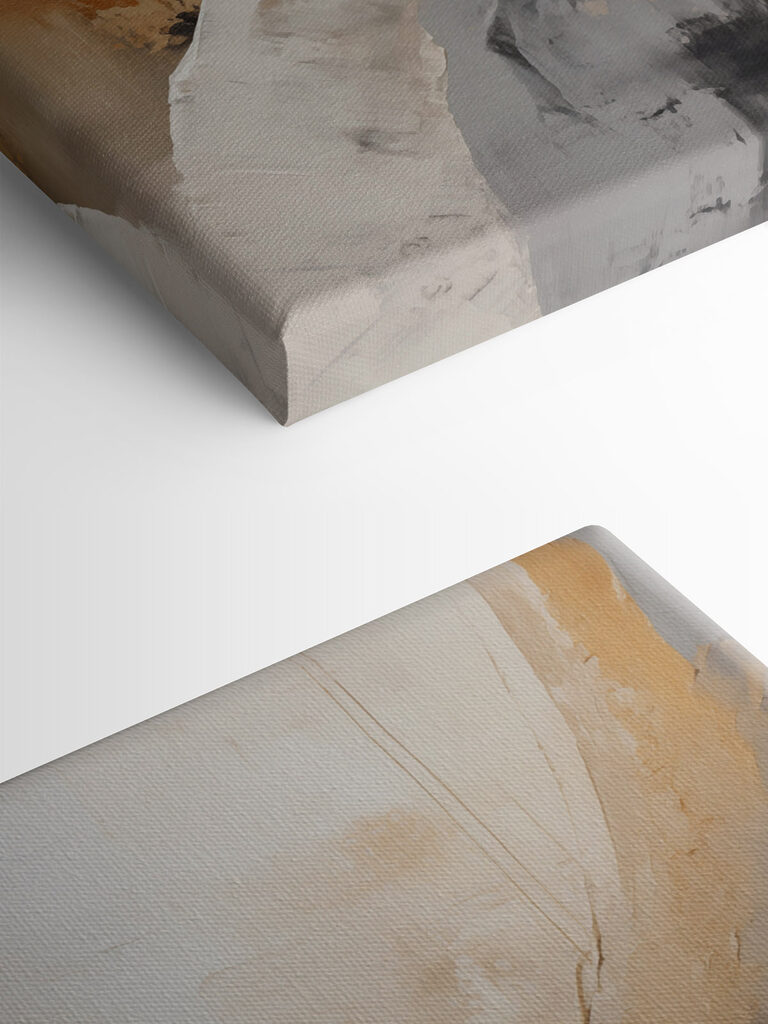 Abstract forms in muted tones