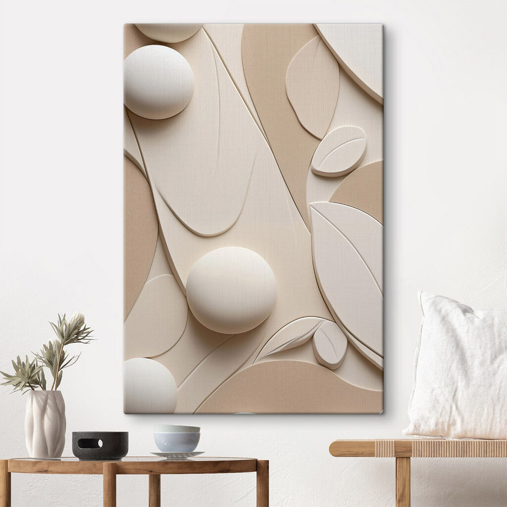 Sculpted forms in soft tones Sculpted forms in soft tones
