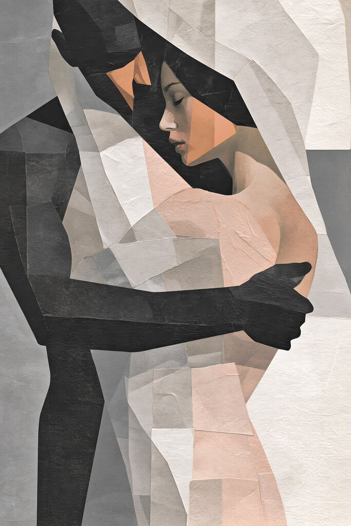 Man and woman hugging Man and woman hugging