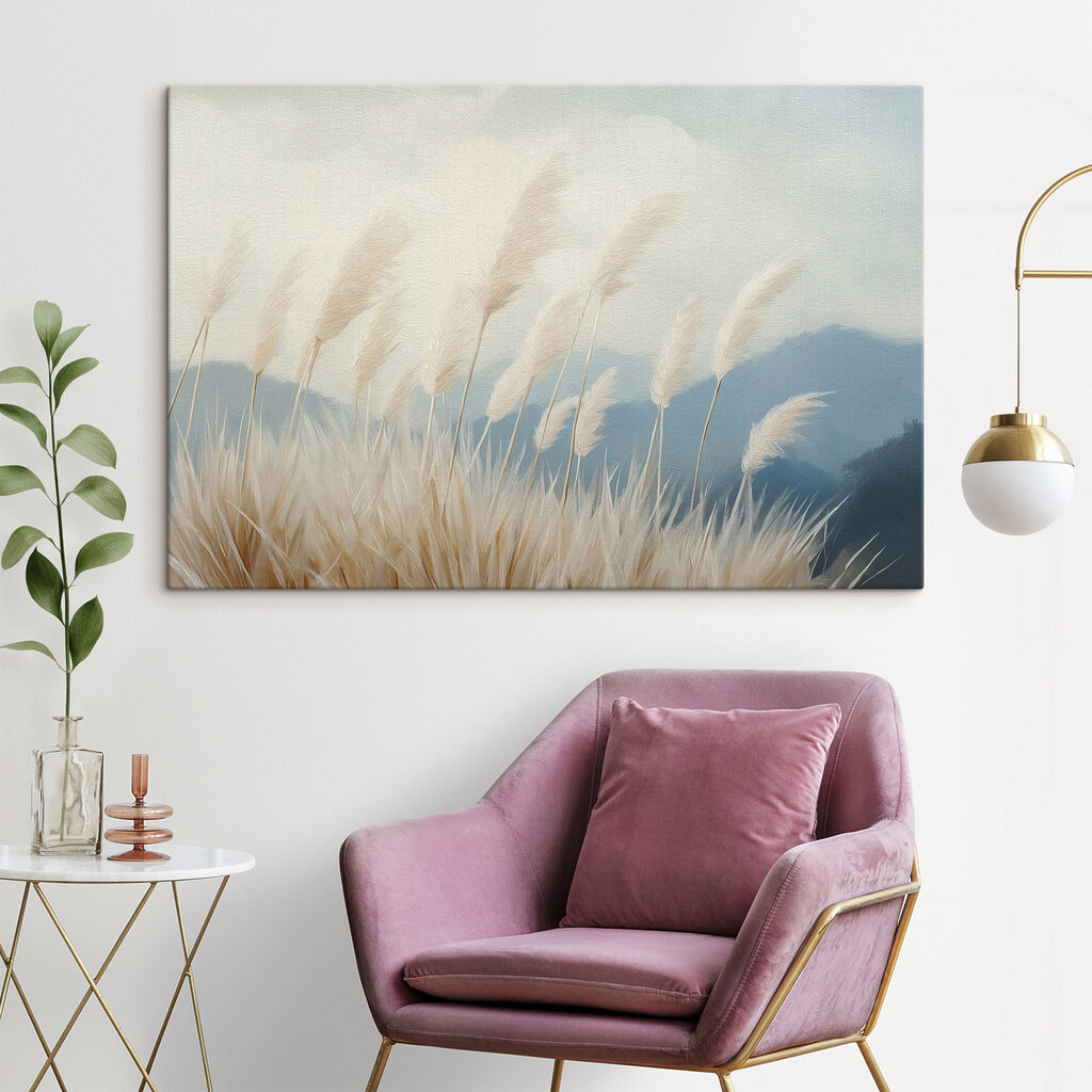 Soft grasses dance in the breeze