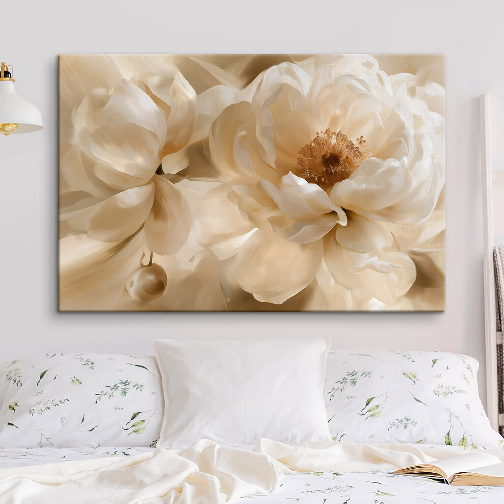 Delicate blooms in soft hues