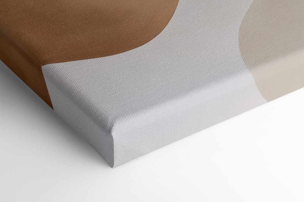 - Flowing curves in gentle hues