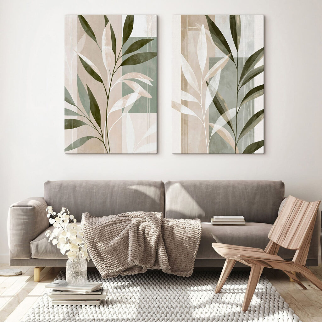 Calming botanical design for any space Calming botanical design for any space