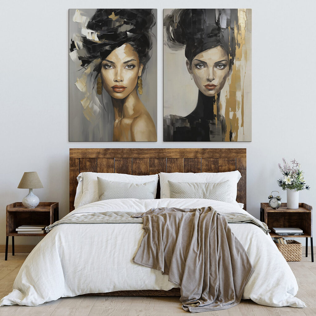 Painting of a woman Painting of a woman