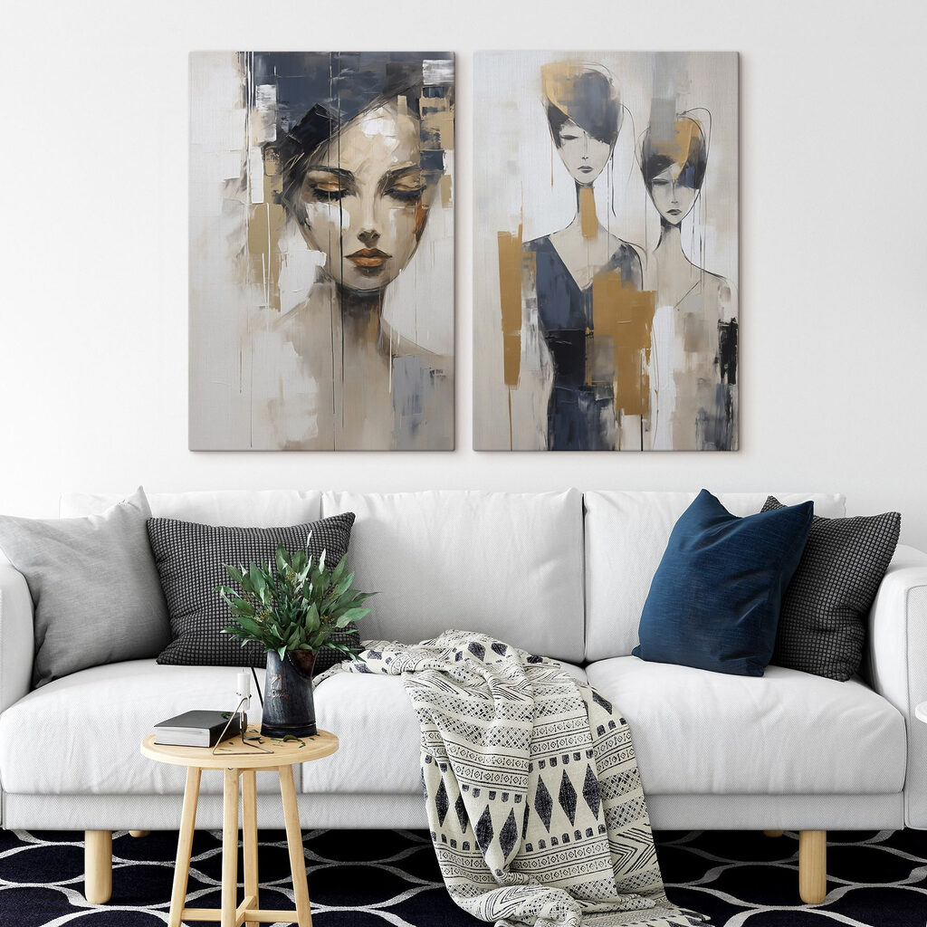 Painting of a woman Painting of a woman