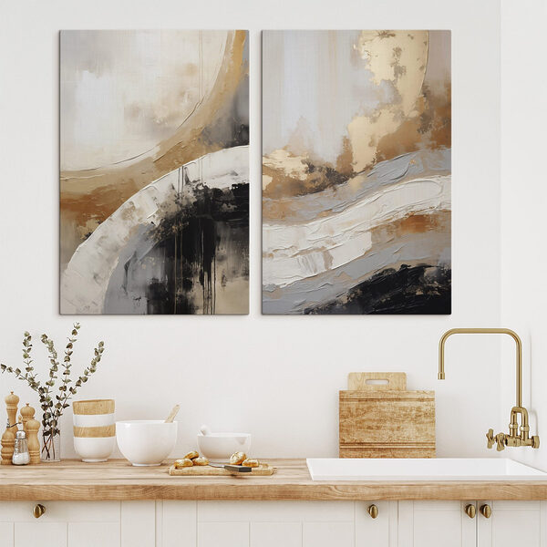 Two art pieces of art Two art pieces of art