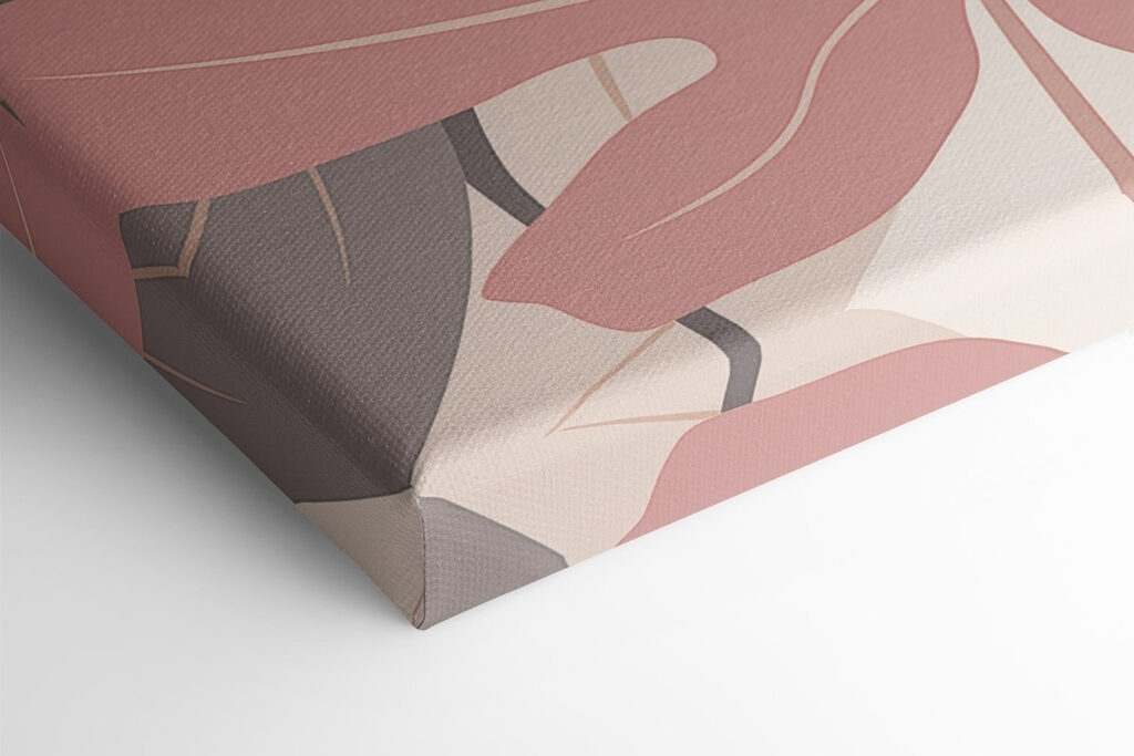 Elegant leaves in soft hues