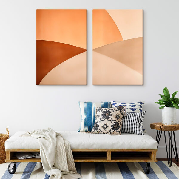 Soft hues in geometric arrangement Soft hues in geometric arrangement