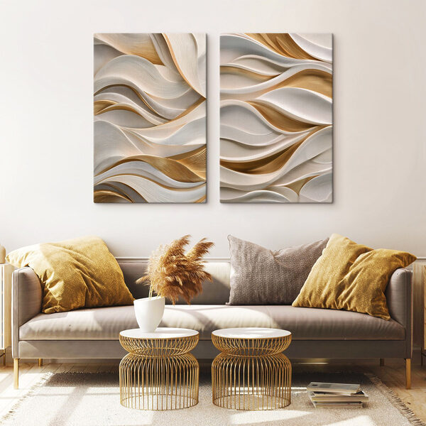 Flowing patterns in soft tones Flowing patterns in soft tones