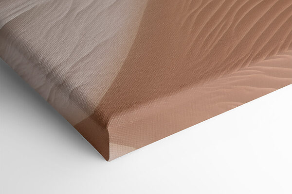 Soft waves in warm hues