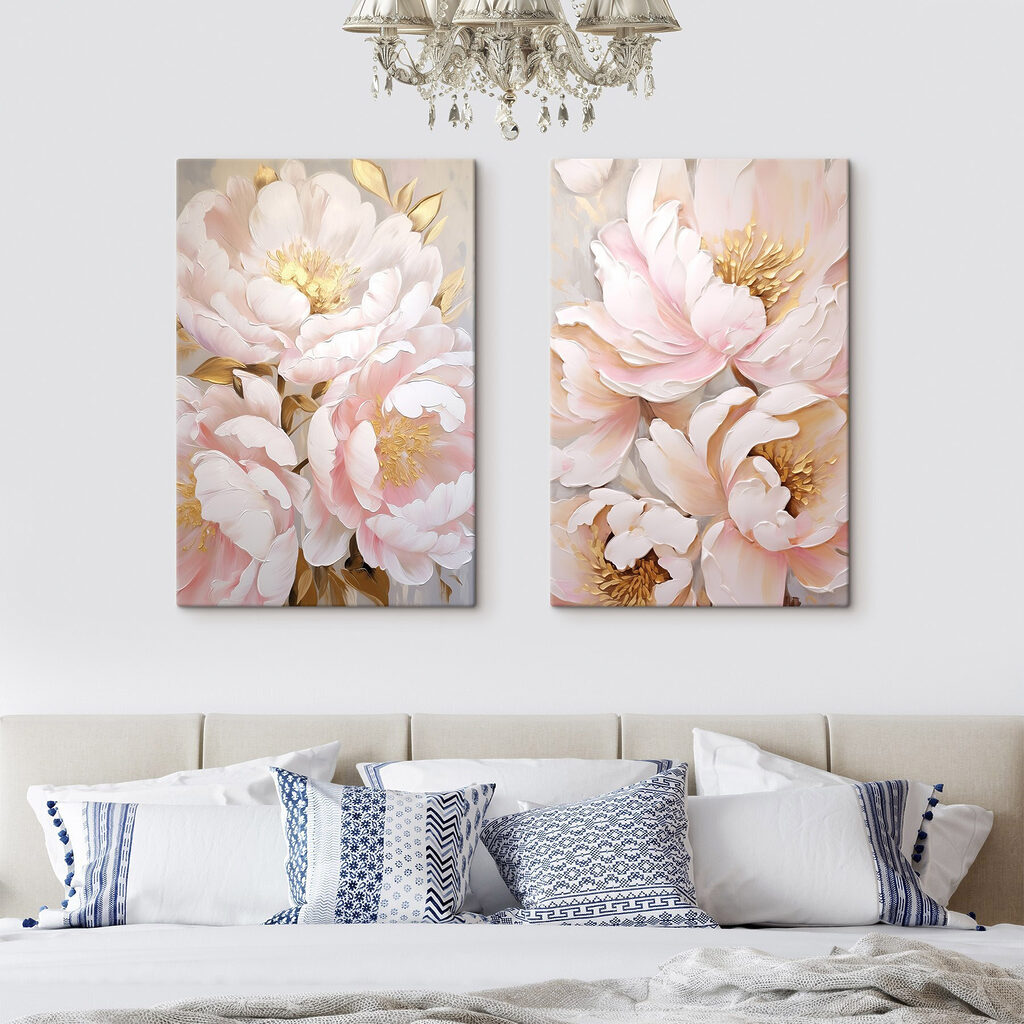 Beautiful blooms in soft pastels