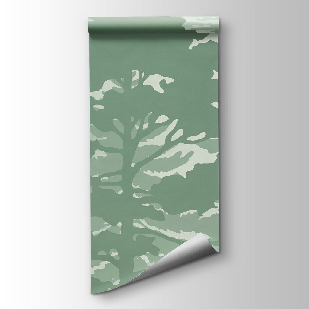 Group of trees in a forest