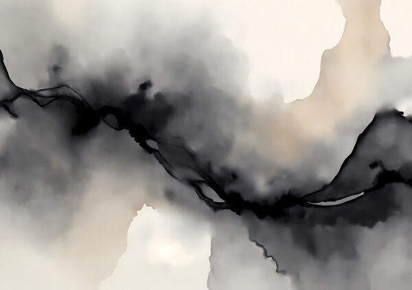 Black and white smoke