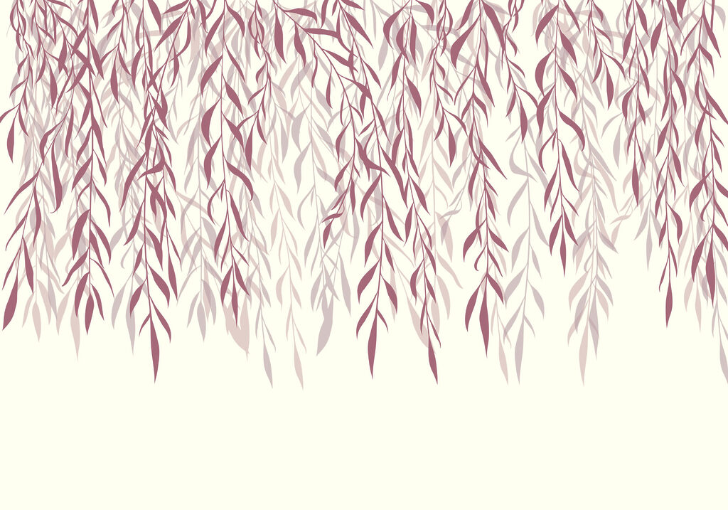 Delicate leaves in soft pink hues Delicate leaves in soft pink hues