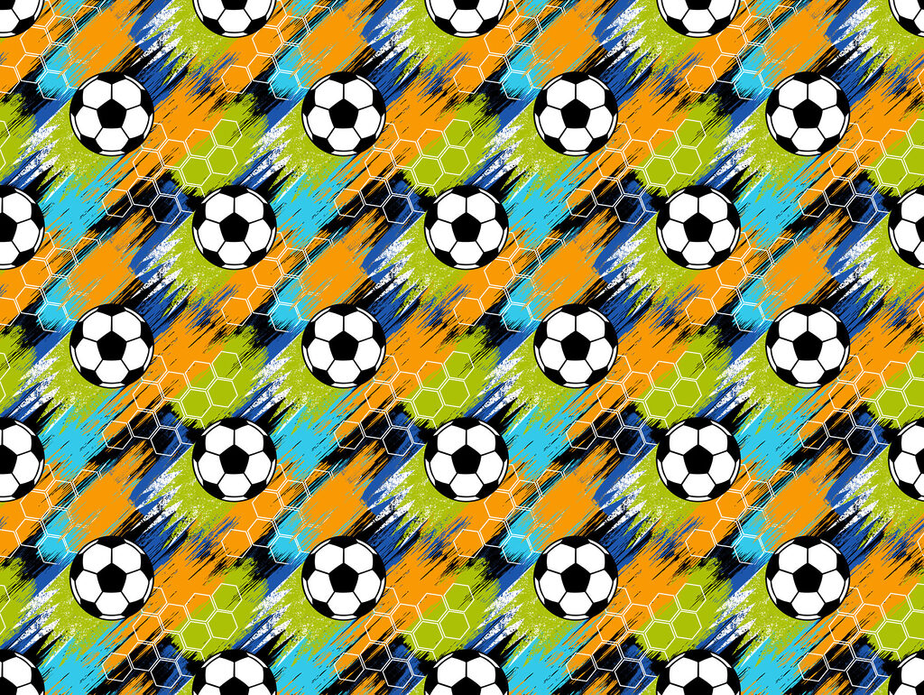 Pattern of football balls Pattern of football balls