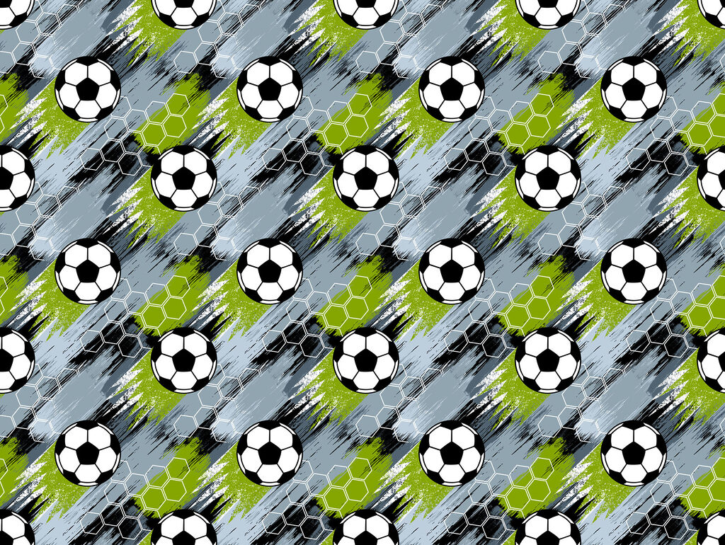 Pattern of football balls Pattern of football balls