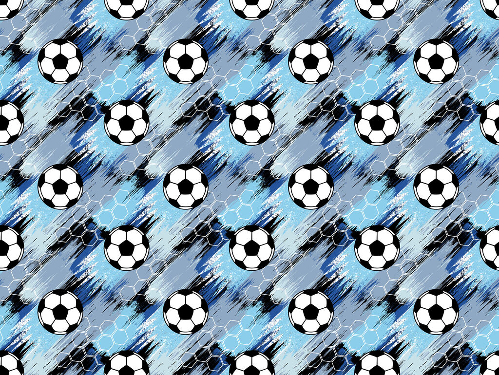 Pattern of football balls Pattern of football balls