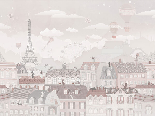 City with many buildings and a tower City with many buildings and a tower